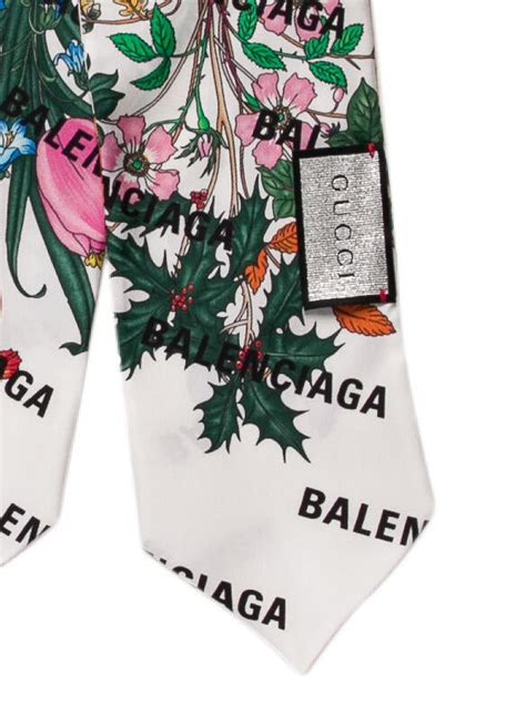 gucci balenciaga hacker scarf|Gucci and Balenciaga designer.